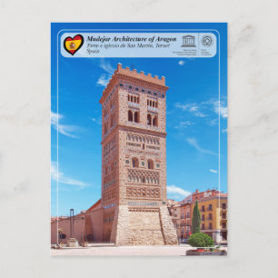 UNESCO WHS - Torre de la iglesia de San Martín Postcard