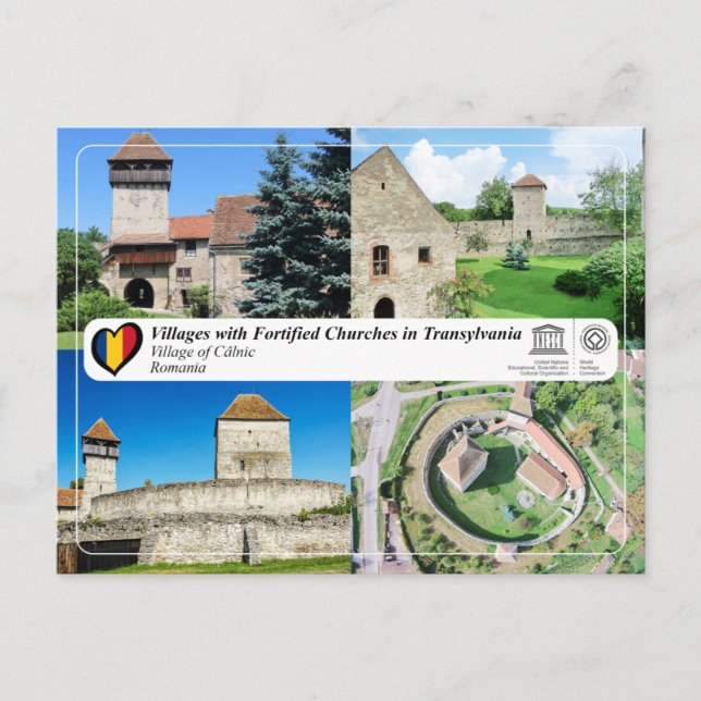 UNESCO WHS - Village de Câlnic Carte postale (Devant)