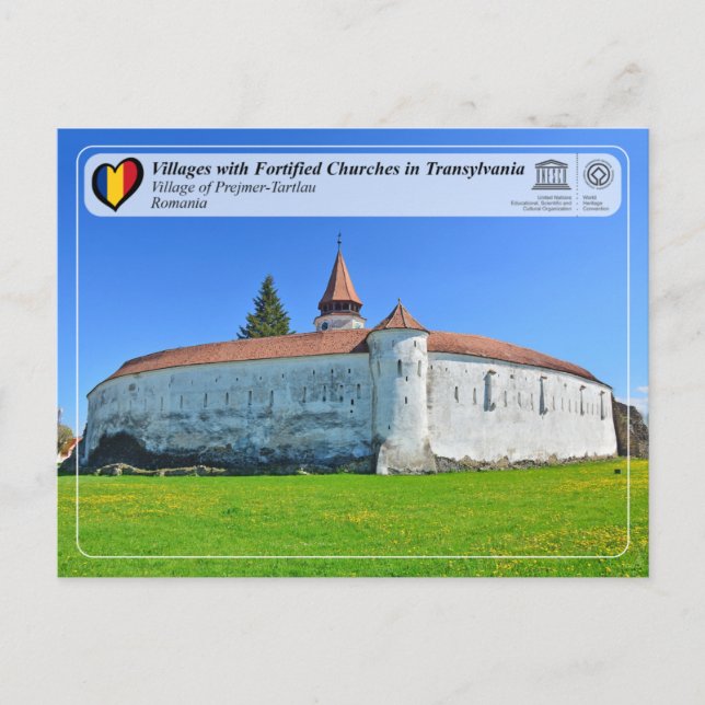 UNESCO WHS - Village de Prejmer-Tartlau Carte Post (Devant)