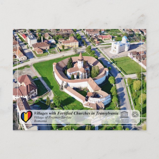 UNESCO WHS - Village de Prejmer-Tartlau Carte post (Devant)