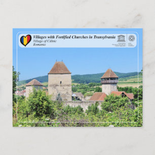 UNESCO WHS - Village of Câlnic Postcard
