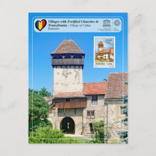 UNESCO WHS - Village of Câlnic (Stamp Edition) Pos Postcard