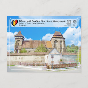 UNESCO WHS - Village of Valea Viilor Postcard