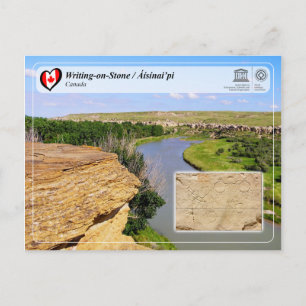 UNESCO WHS - Writing-on-Stone / Áísínai’pi Postcard