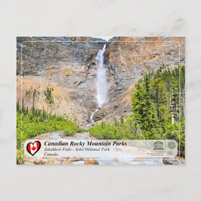 UNESCO WHS - Yoho National Park Postcard (Front)