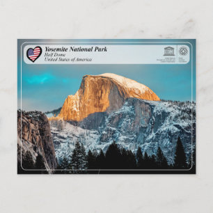 UNESCO WHS - Yosemite National Park - Half Dome Postcard