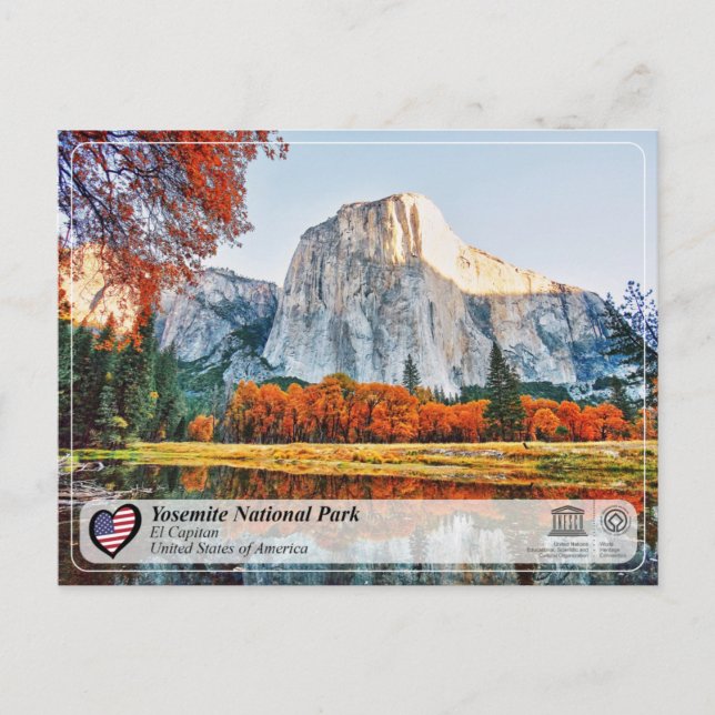 UNESCO WHS - Yosemite NP - El Capitan Carte Postal (Devant)