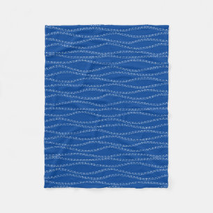 uneven stairs fleece blanket