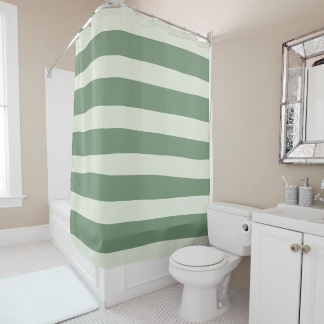 Uneven Stripes - Green (In Situ)