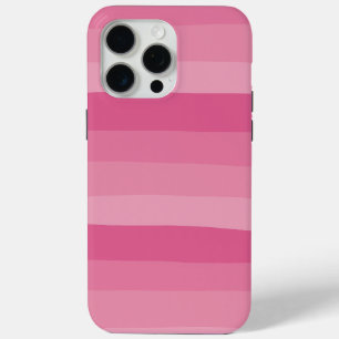 Uneven Stripes - Pink iPhone 15 Pro Max Case