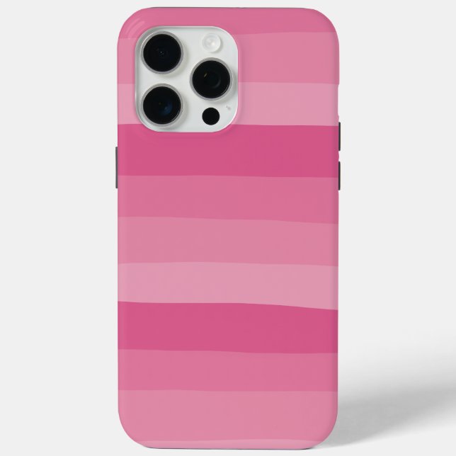 Uneven Stripes - Pink Case-Mate iPhone Case (Back)
