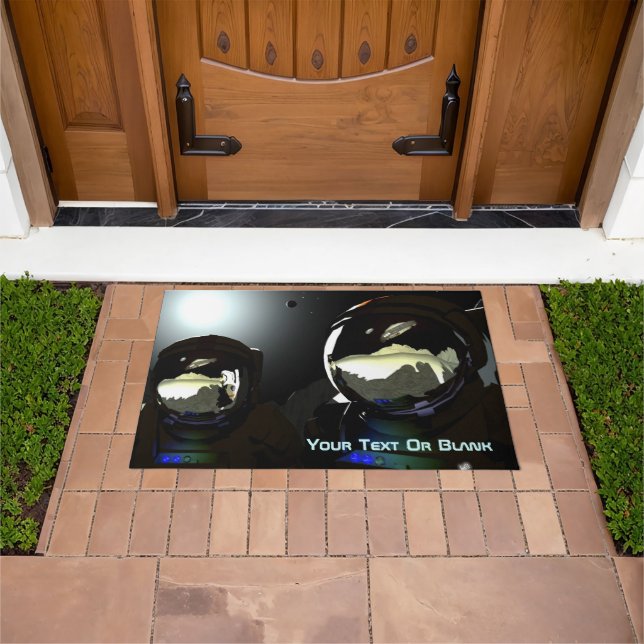 Unexpected Visitors UFO Doormat (Outdoor)