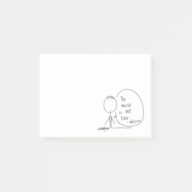 Unfair notepad (Front)