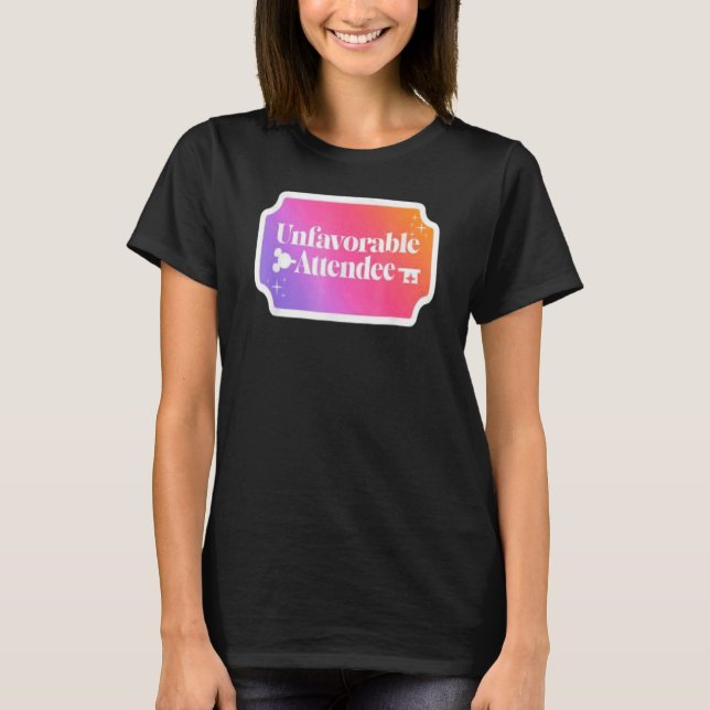 Unfavourable Attendee Attendance Mix Magic Key T-Shirt (Front)