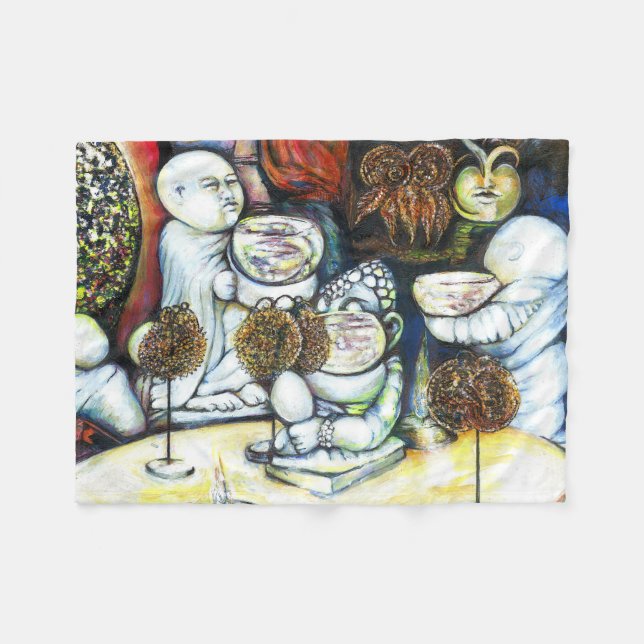 Unfazed by Challenge Fleece Blanket (Front (Horizontal))