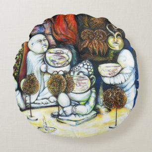 Unfazed by Challenge Round Pillow