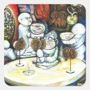 Unfazed by Challenge Square Sticker