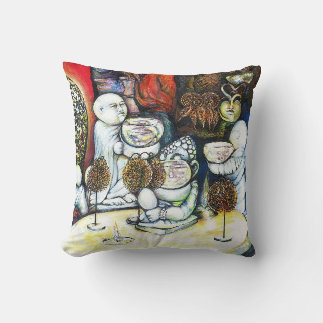 Unfazed by Challenge Throw Pillow (Front)