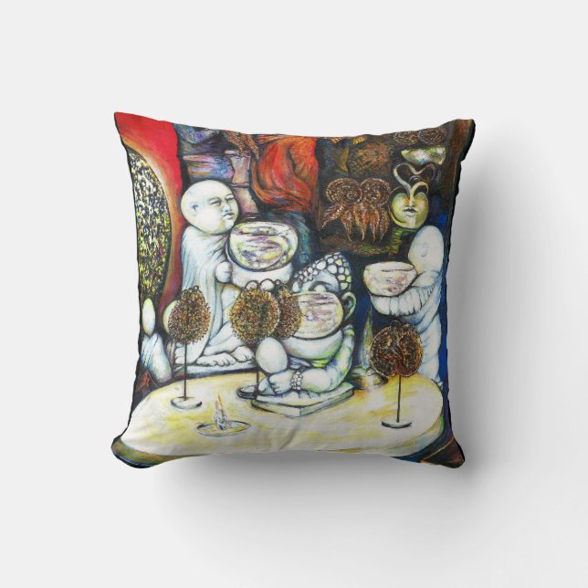 Unfazed by Challenge Throw Pillow (Front)