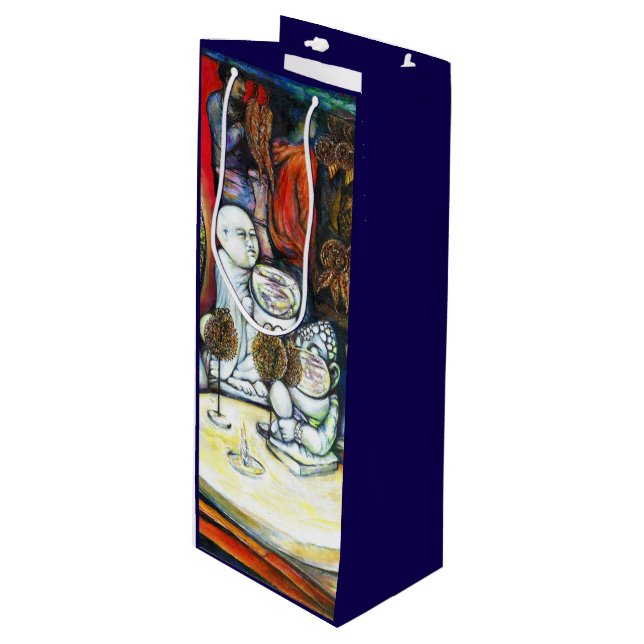 Unfazed by Challenge Wine Gift Bag (Front Angled)