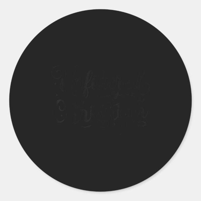 Unfiltered Christian  Classic Round Sticker (Front)