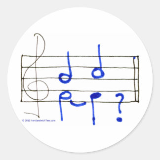 Unfinished Business Classic Round Sticker