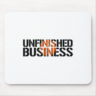 Unfinished Business Sketll Team Player Warmups  Mouse Pad