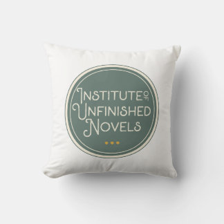 Unfinished Novel | Book Lover Gift | Writer Throw Pillow