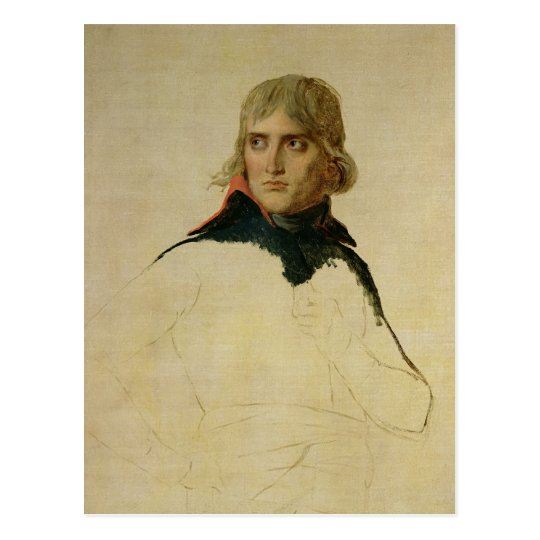 Unfinished portrait of General Bonaparte Postcard