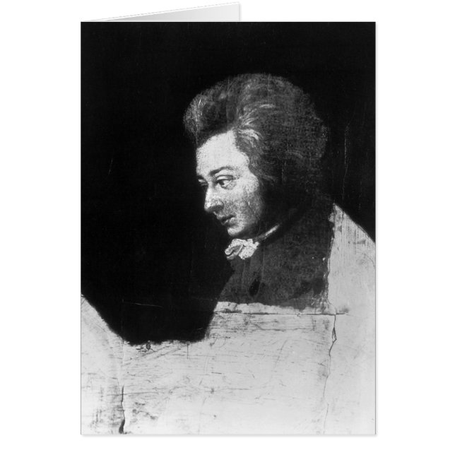 Unfinished Portrait of Wolfgang Amadeus Mozart (Front)