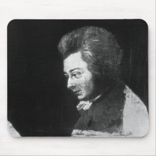 Unfinished Portrait of Wolfgang Amadeus Mozart Mouse Pad