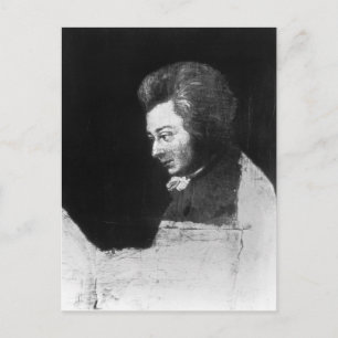 Unfinished Portrait of Wolfgang Amadeus Mozart Postcard