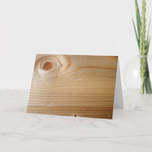 Unfinished Wood Card