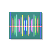 Unfocused colored vertical lines