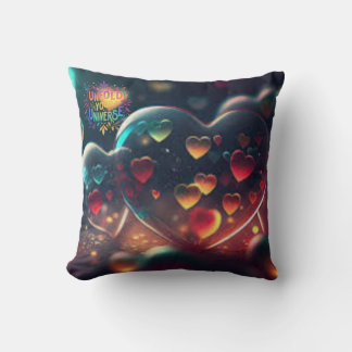 Unfold Your Universe. Throw Pillow