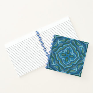 "Unfolding" Mandala Spiral Notebook