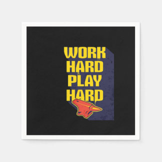 Unforgettable Quote Hard Work Is Paying Off and Pl Napkin