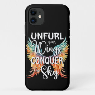 Unfurl your Wings Conquer the Sky, Colourful iPhone 11 Case