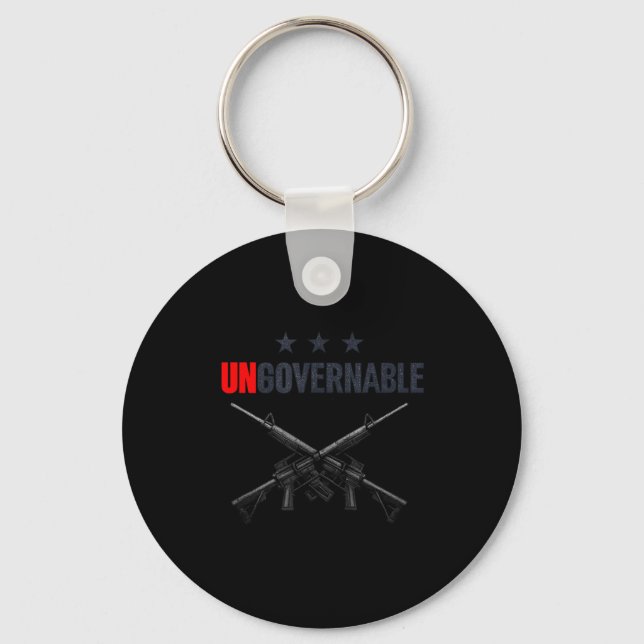 Ungovernable Shirts  Keychain (Front)