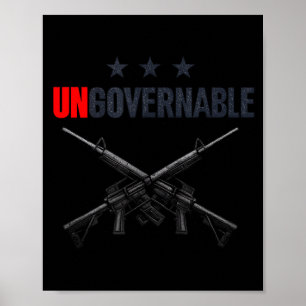 Ungovernable Shirts  Poster