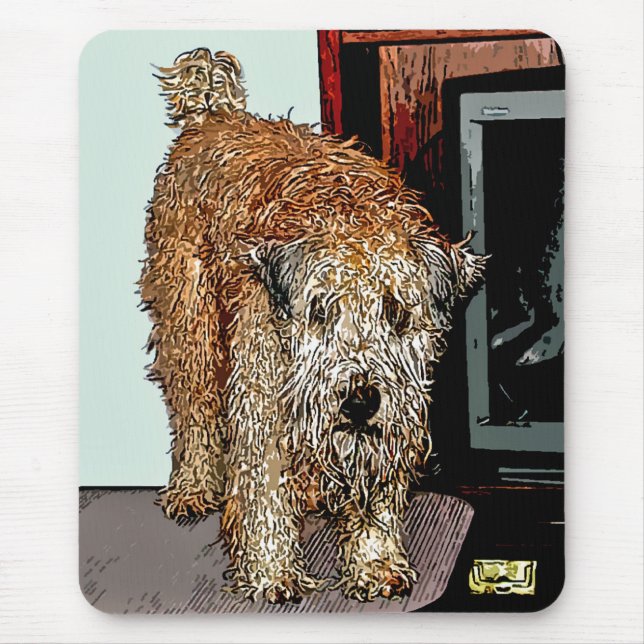 Unhappy Camper Mouse Pad (Front)