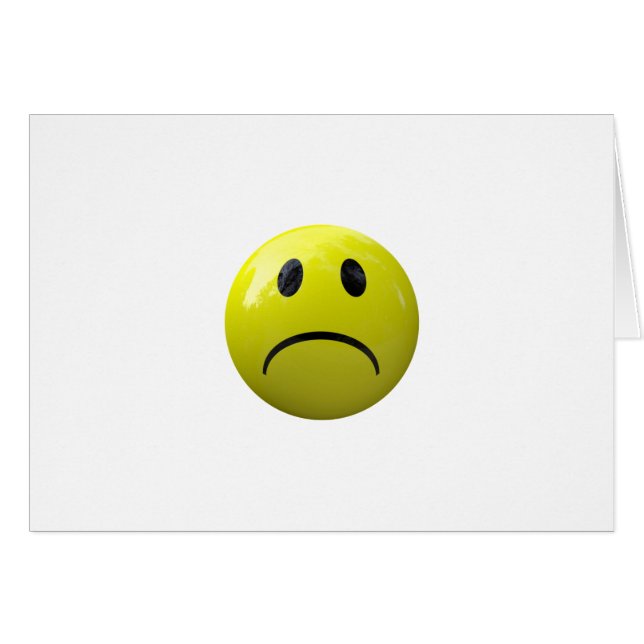 unhappy face emoji (Front Horizontal)