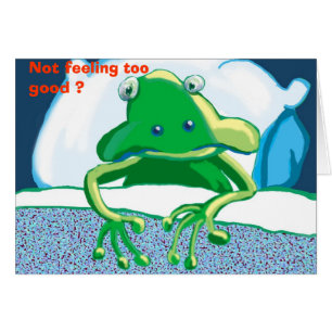 unhappy frog, Not feeling too good ?