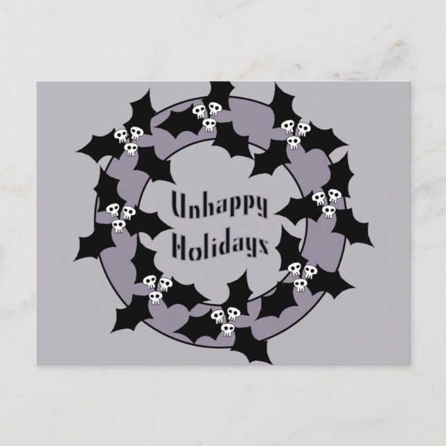 Unhappy Holiday Wreath (Front)