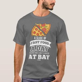 unhealthy food for women and girls vintage T-Shirt