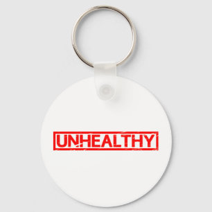 Unhealthy Stamp Keychain
