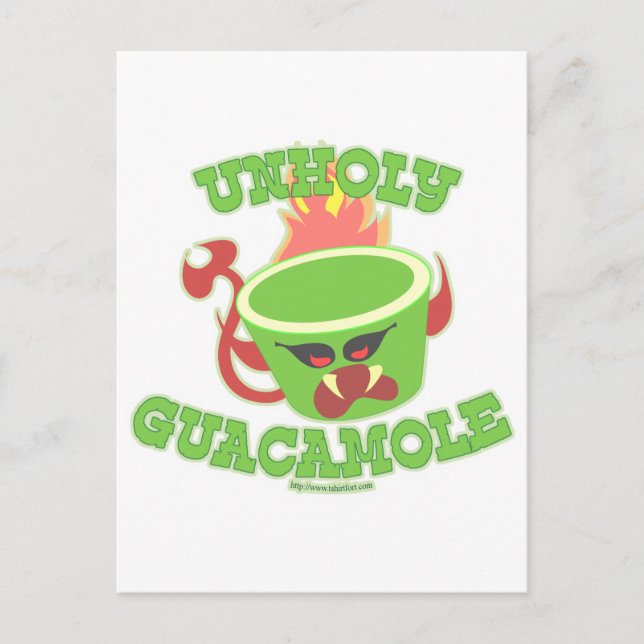Unholy Guacamole Postcard (Front)