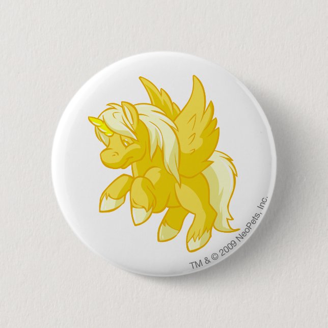 Uni Gold 2 Inch Round Button (Front)