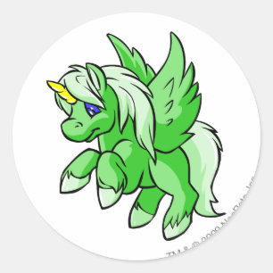 Uni Green Classic Round Sticker