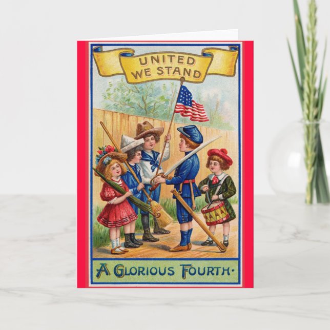 Uni nous tenons la carte de voeux (Devant)